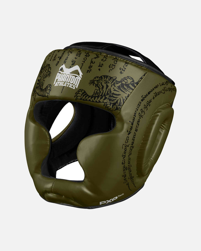 Phantom Athletics Head Guard Muay Thai – Black/Silver