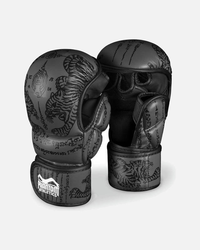 Guantes de sparring de MMA Phantom Athletics Muay Thai - Gris