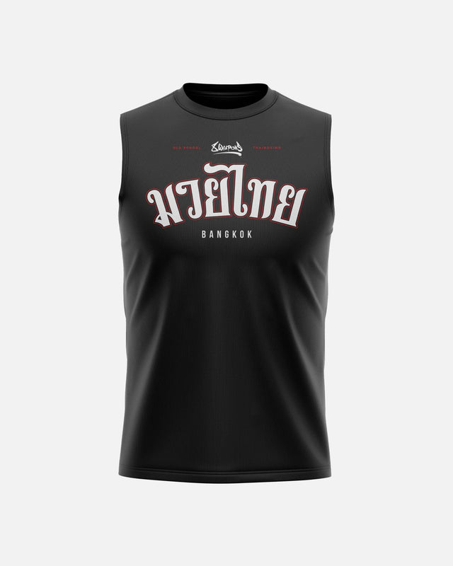 8 WEAPONS Tank Top Bangkok – Schwarz/Weiß