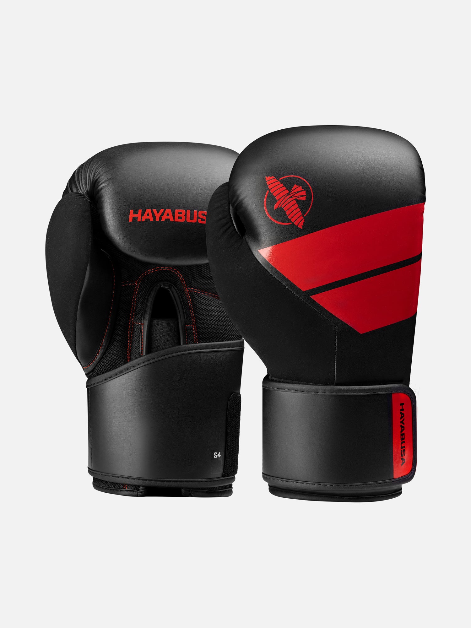 Guantes de boxeo Hayabusa S4 – Negro/Rojo