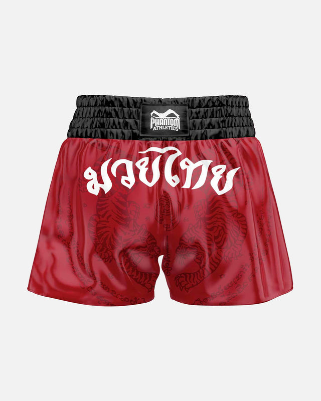 Phantom Athletics Muay Thai-shorts Sak Yant – Röd