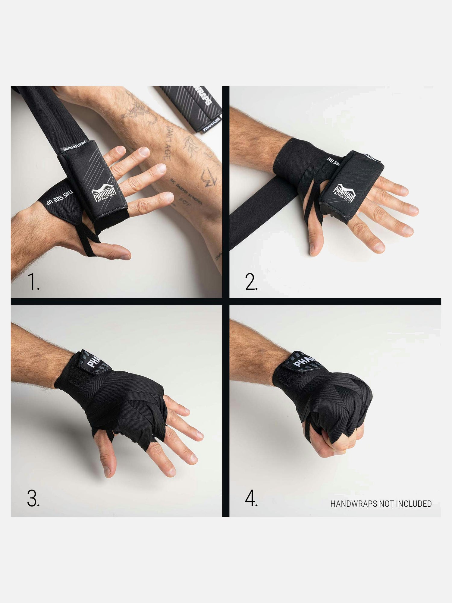 Bandes de boxe Phantom Athletics FASTWRAPS Wrap-Pads