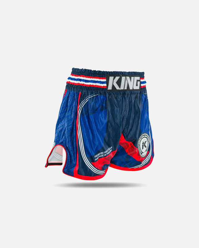Pantalones de Muay Thai King Pro Boxing Flag – Azul