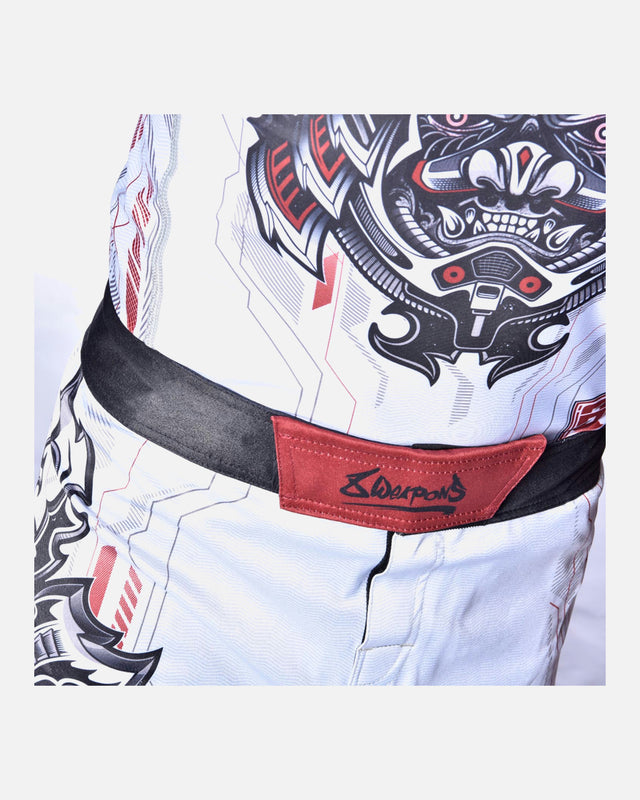 Rashguard 8 WEAPONS Samurai 2.0 – Bílá/Červená
