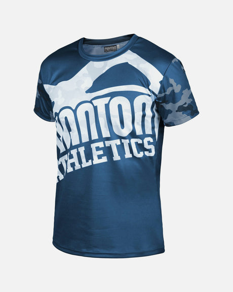 Phantom Athletics Trainingsshirt EVO Warfare – Námořnicky modrá kamuláž