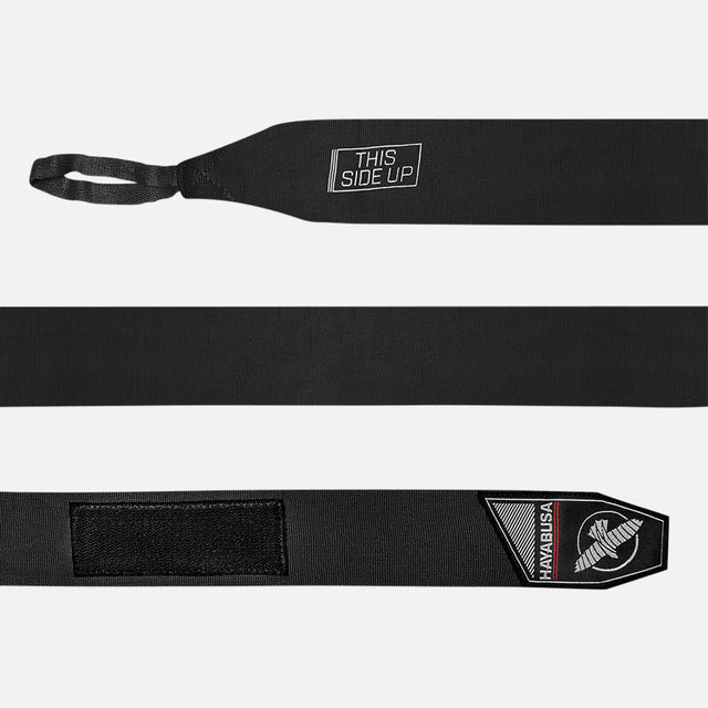 Ligaduras de boxe Hayabusa Perfect Stretch Criança – Preto
