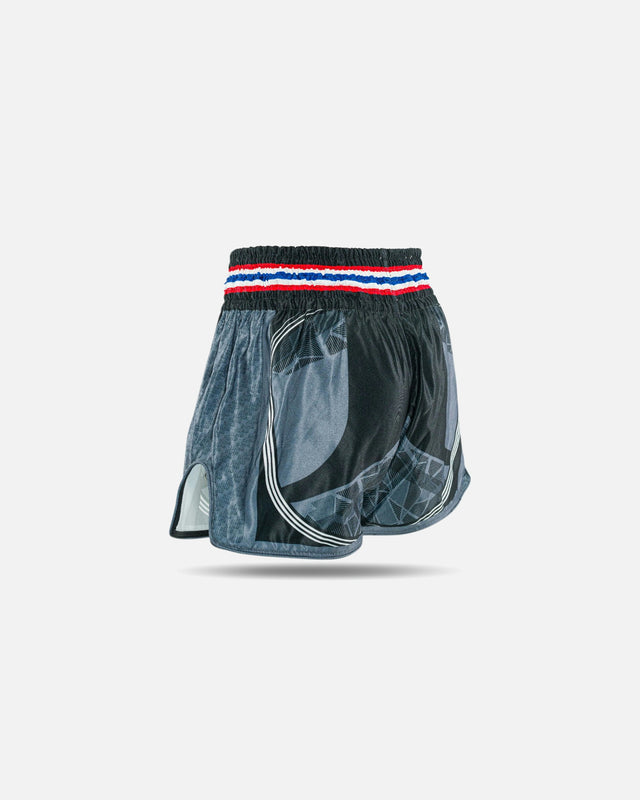 King Pro Boxing Muay Thai Shorts Flag – Black