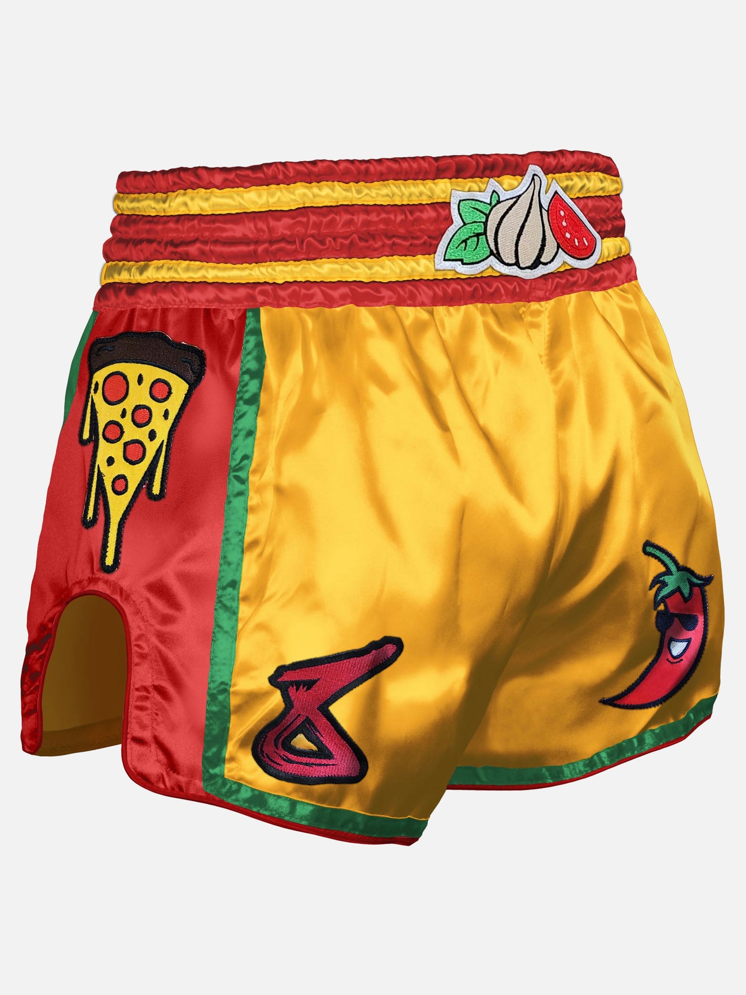 8 WEAPONS Muay Thai shorts Muay Pizza