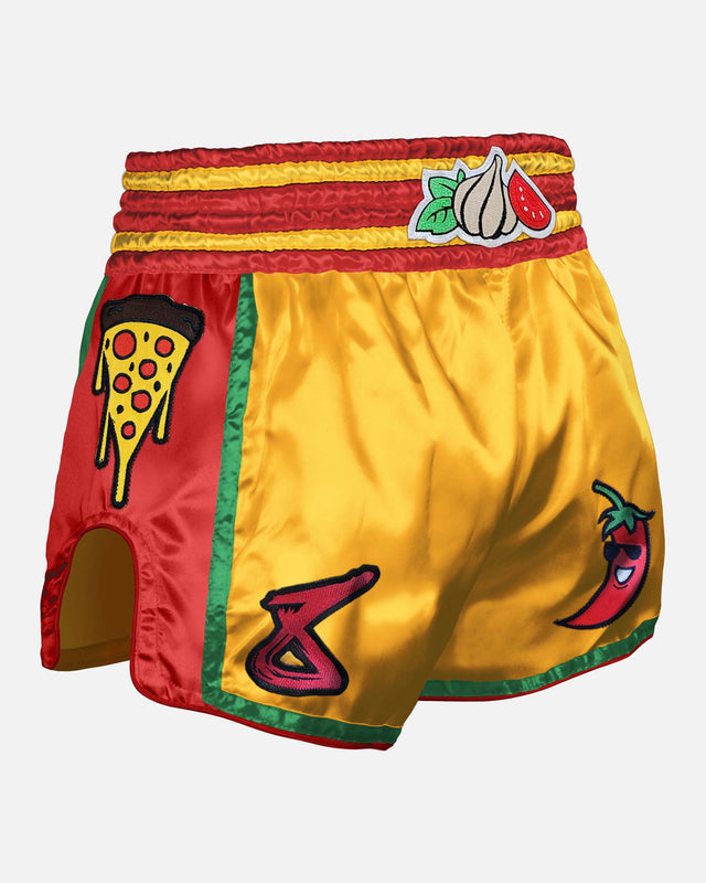 8 WEAPONS Muay Thai shorts Muay Pizza