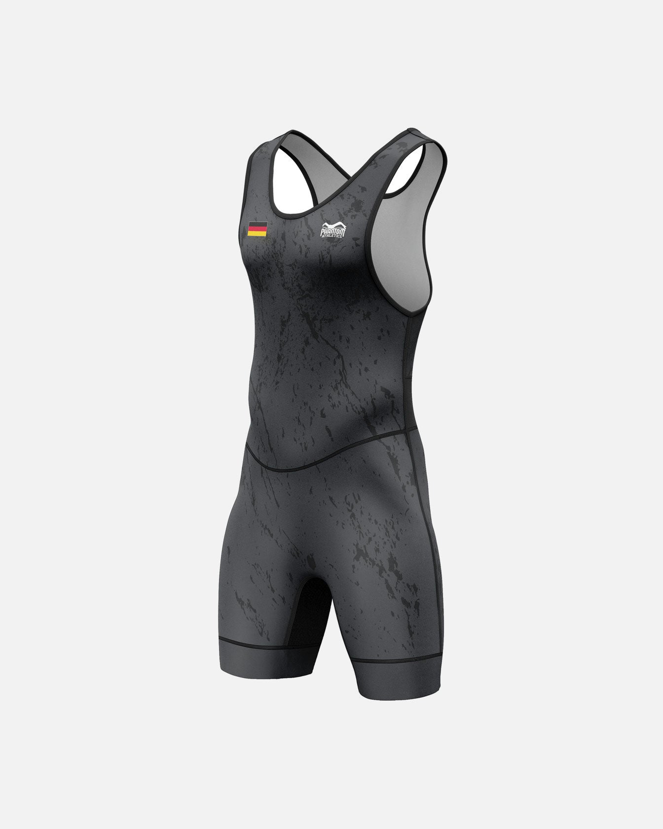 Phantom Athletics Worstelsinglet EVO Germany - Negro/Gris