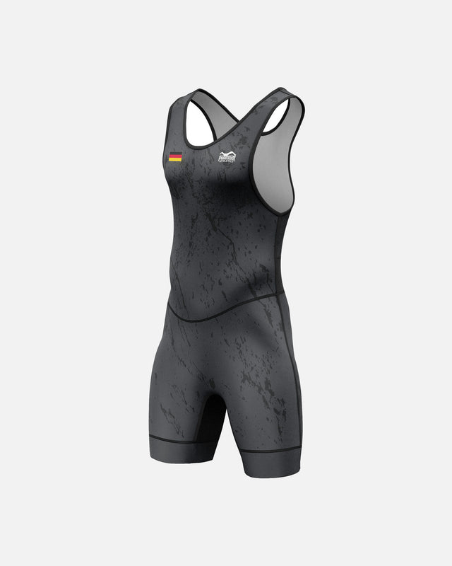 Phantom Athletics Worstelsinglet EVO Germany - Negro/Gris