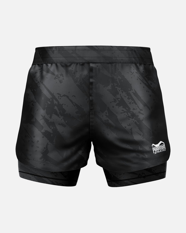Pantaloncini MMA Phantom Athletics Fusion 2in1 Camo Tiger – Grigio