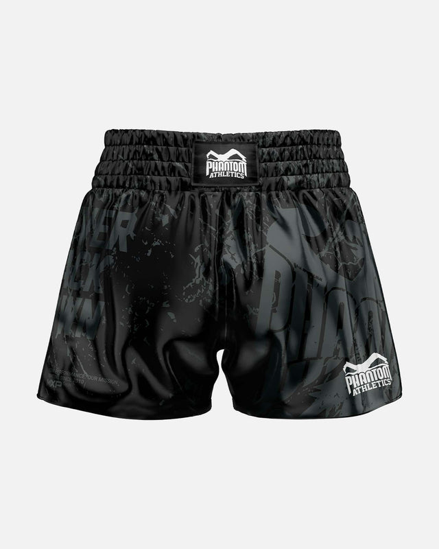 Pantaloni scurți Muay Thai Phantom Athletics Germany – Negru