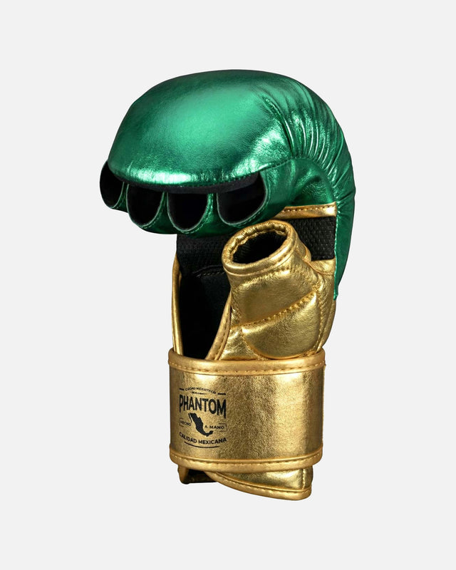 Phantom Athletics MMA-Handschuhe Mexico – Grün/Gold