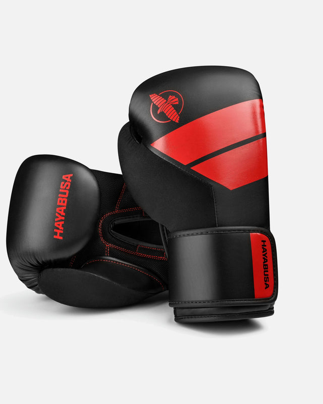 Guantes de boxeo Hayabusa S4 – Negro/Rojo