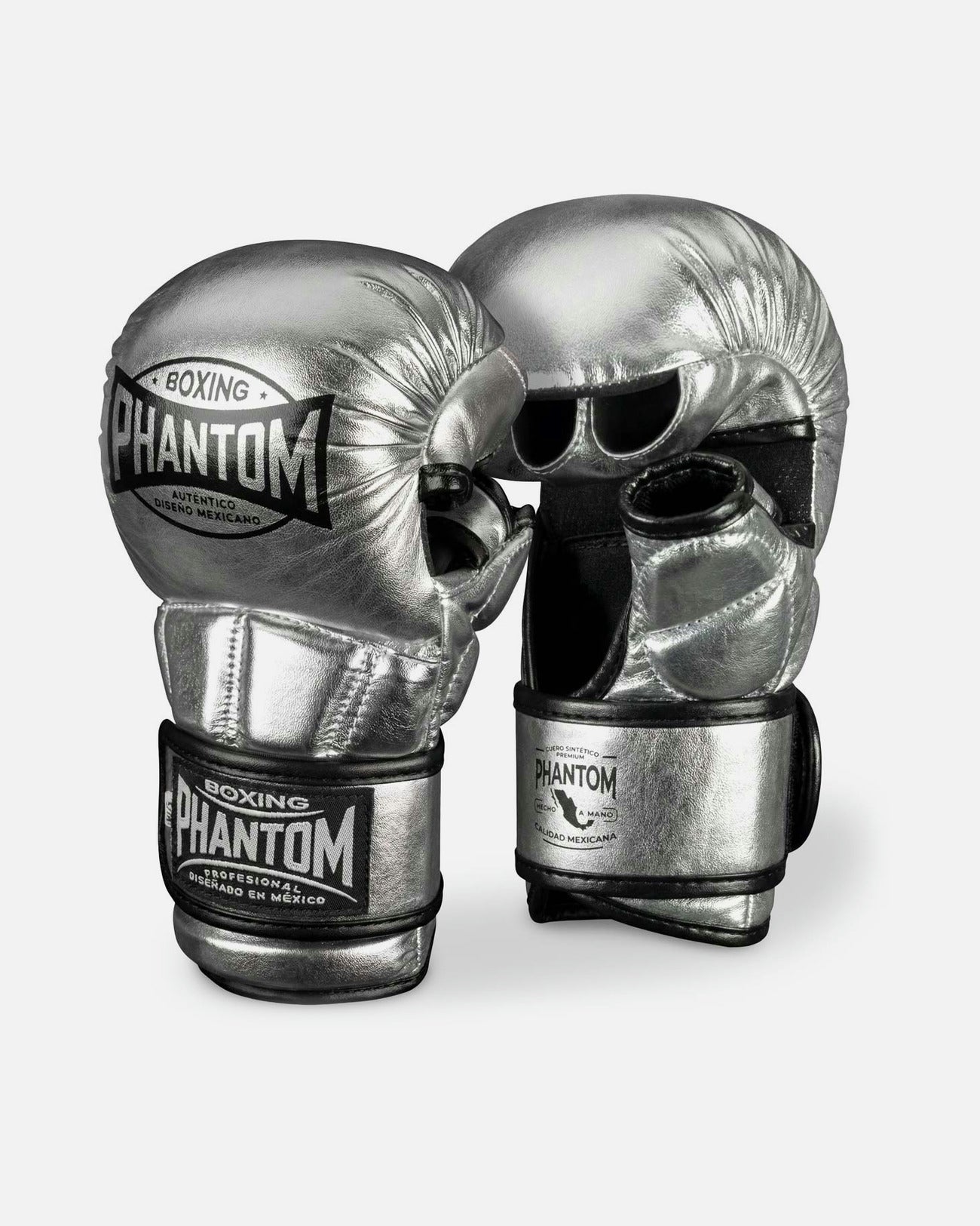 Mănuși MMA Phantom Athletics Mexico – Argintiu/Negru