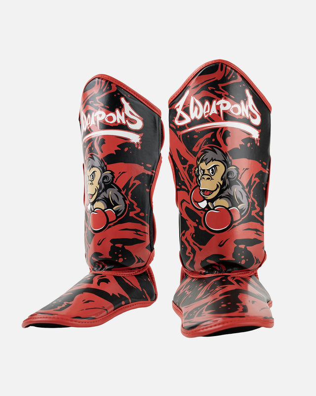 Caneleiras 8 WEAPONS Joe – Preto/Vermelho