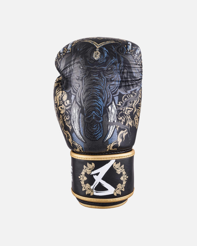 Guantoni da boxe 8 WEAPONS Three Elephants 2.0 – Nero/Oro