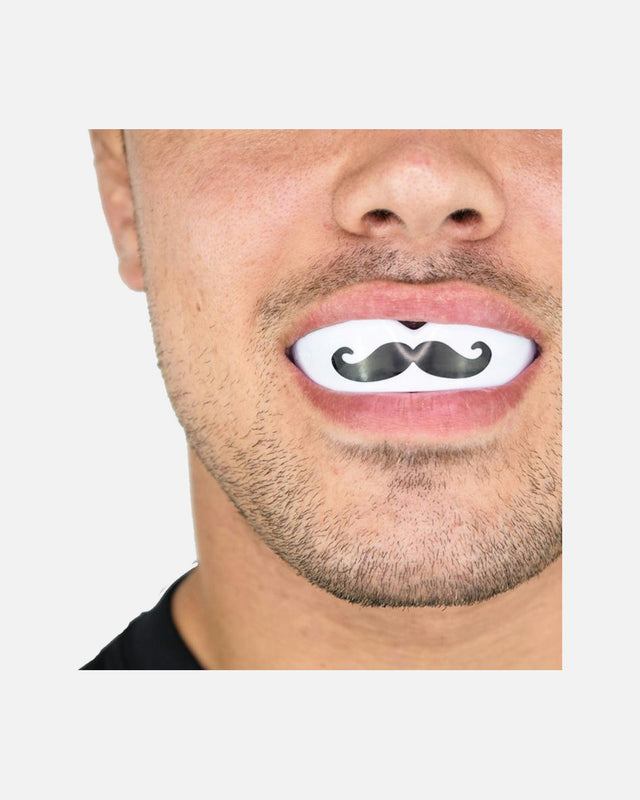 Safejawz Mundschutz Extro-Series Moustache – Schwarz