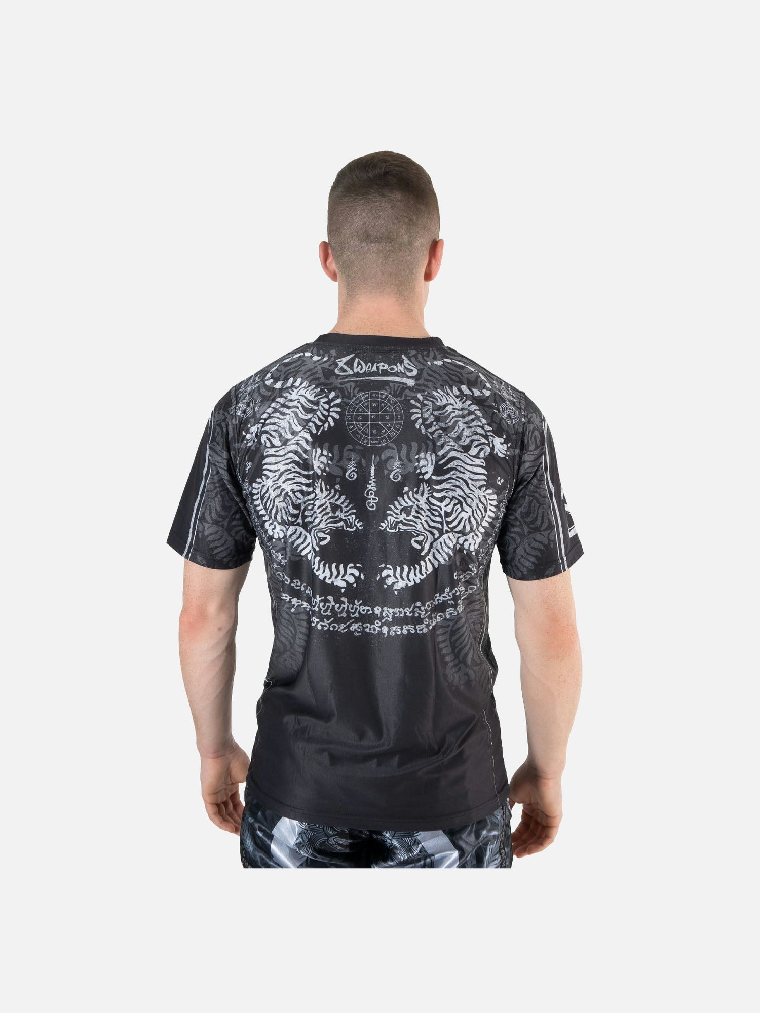 8 WEAPONS T-Shirt Functional – Schwarz/Grau