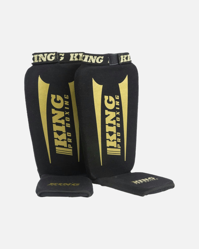King Pro Boxing Shin guards AMSG Pro – Black