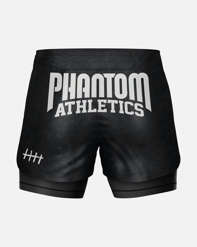 Phantom Athletics MMA-Shorts Fusion 2in1 Serious – Schwarz