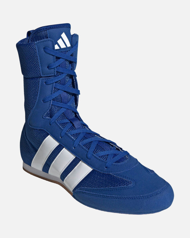 Botas de boxeo Adidas Box Hog Classic - Azul/Blanco