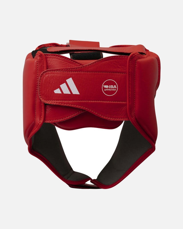 Casco de boxeo Adidas IBA – Rojo