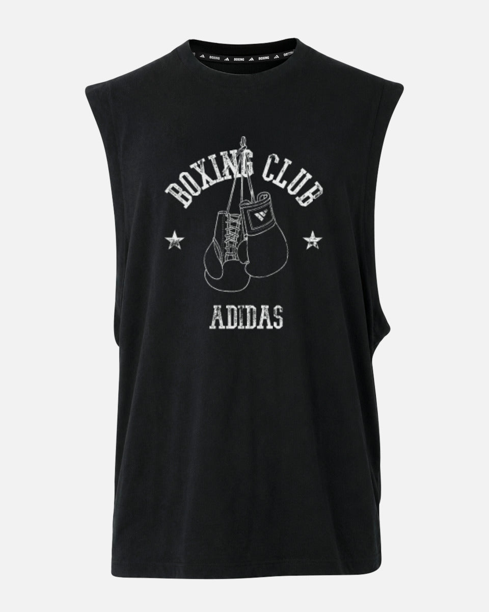 Triko Adidas Boxing Graphic Line SL – Černé