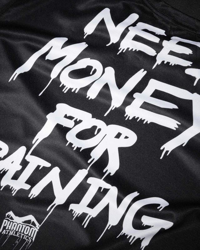 Tricou de antrenament Phantom Athletics Trainingsshirt EVO Need Money For Training – Negru