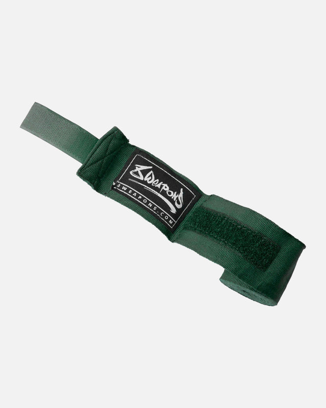 Bandaże bokserskie 8 WEAPONS – Ciemnozielone
