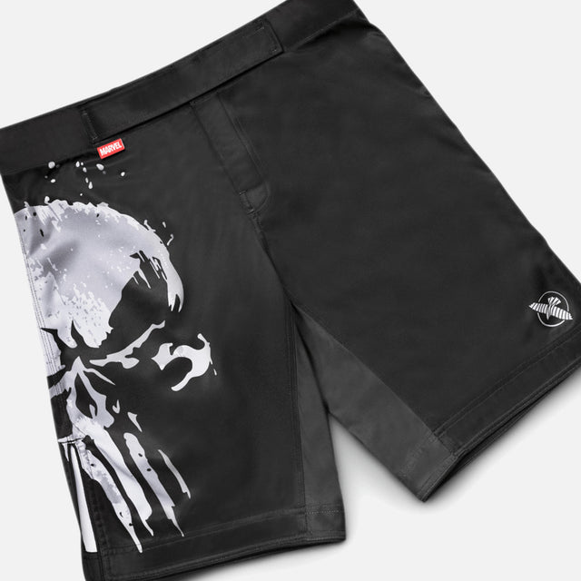 Spodenki MMA Marvel The Punisher – Czarne