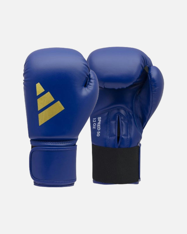 Mănuși de box Adidas Speed 50 – Albastru/Aur