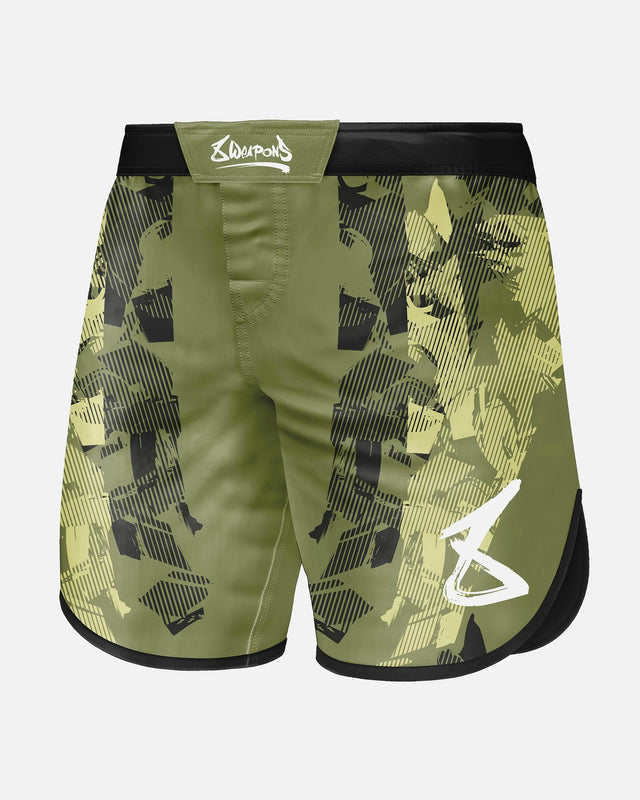 Pantaloncini MMA 8 WEAPONS Hit 2.0 – Oliva/Nero