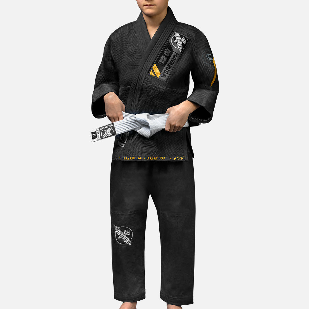 Kimono BJJ Hayabusa Ascend – Bambini – Nero