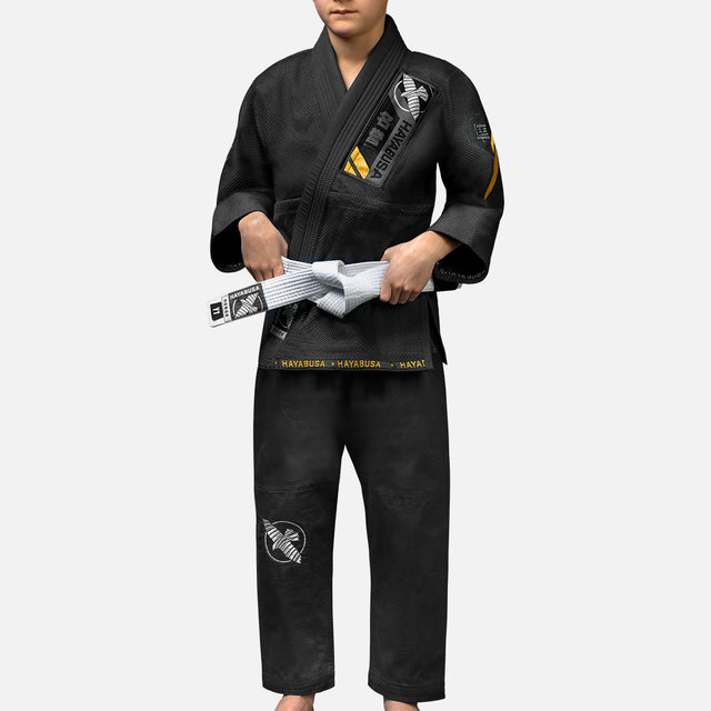 Kimono BJJ Hayabusa Ascend – Bambini – Nero