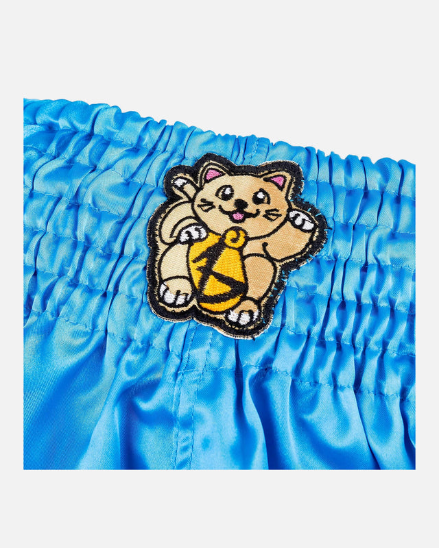 Pantaloncini Muay Thai 8 WEAPONS Meow Thai – Blu/Viola