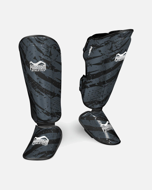 Espinilleras Phantom Athletics Camo Tiger – Gris