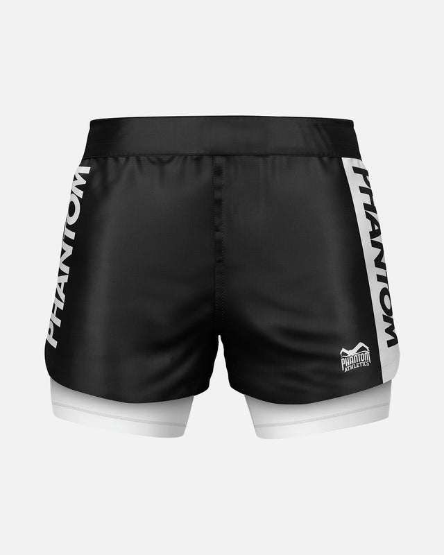 Phantom Athletics Compressie Shorts Fusion-R 2in1 Ranked - Wit