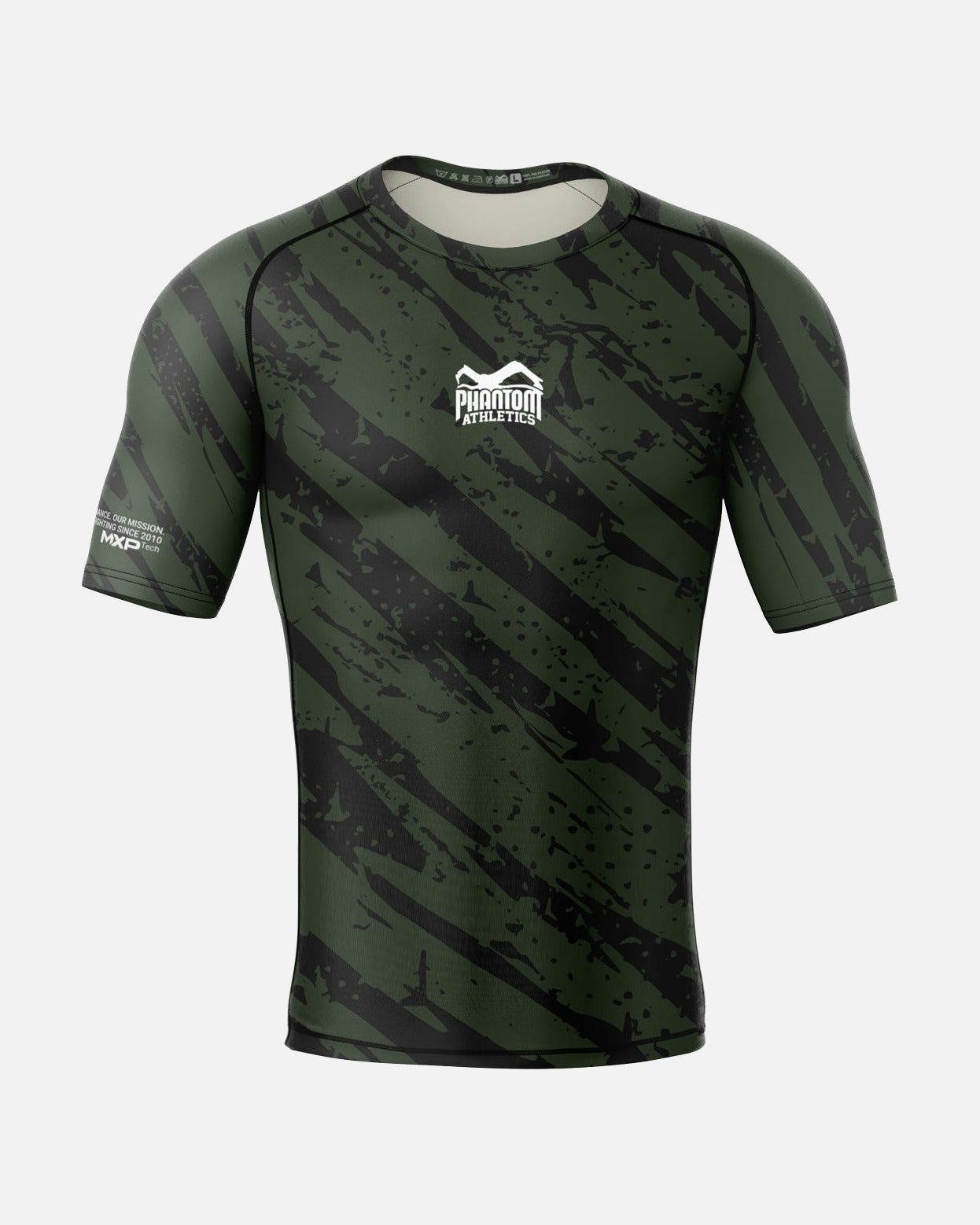 Rashguard Phantom Athletics EVO Camo Tiger – Verde