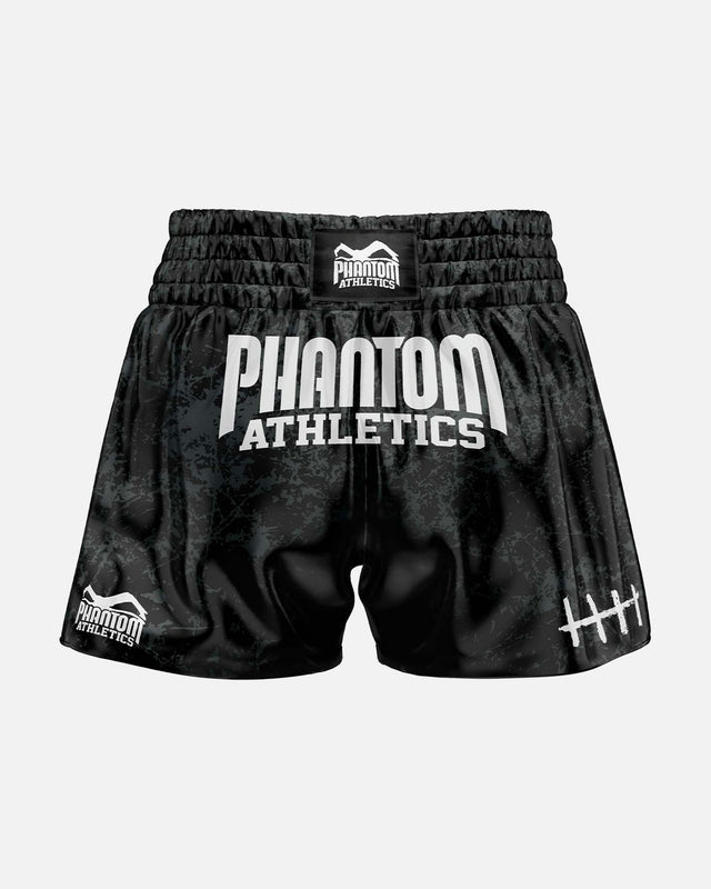Pantaloni scurți Muay Thai Phantom Athletics Serious – Negru