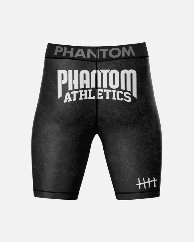 Pantaloni scurți de compresie Phantom Athletics Vector Serious – Negru