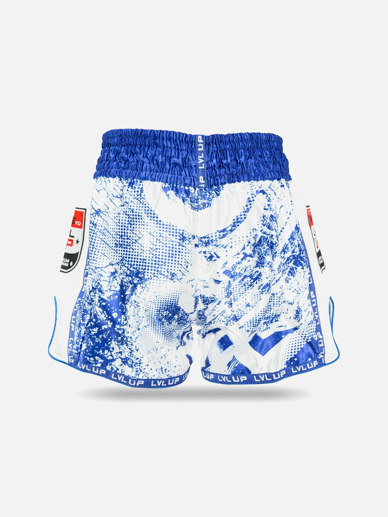 Spodenki Muay Thai LVL UP Stadium – Niebieskie
