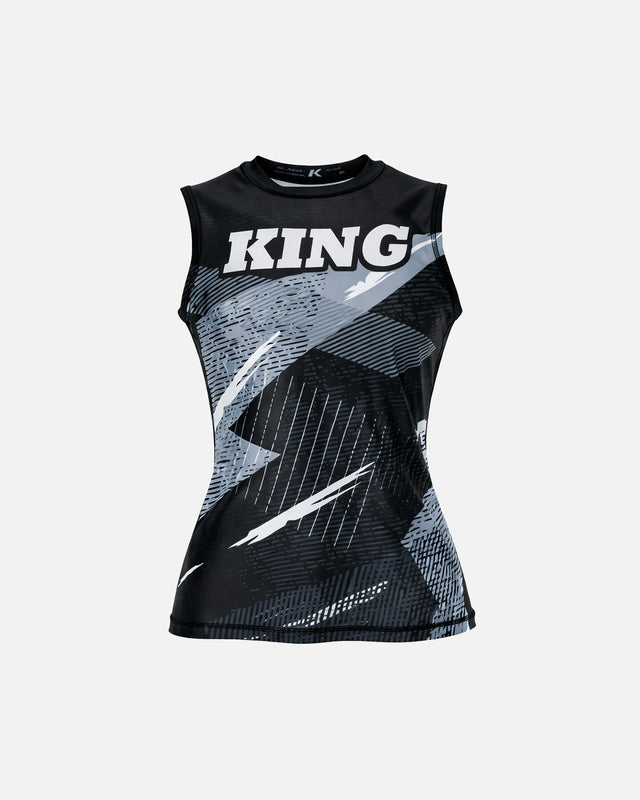 Rashguard King Pro Boxing Shadow 1 da donna – Nero