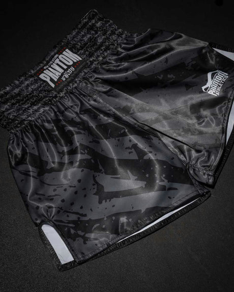 Pantaloni scurți Muay Thai Phantom Athletics Tiger Camo – Gri