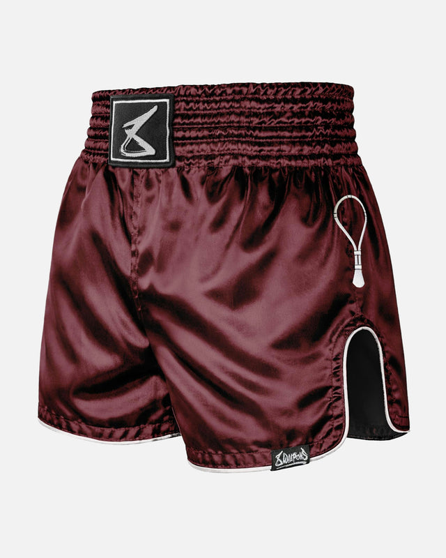 Spodenki Muay Thai 8 WEAPONS Mongkol – Bordowe