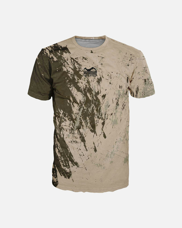 Tricou de antrenament Phantom Athletics EVO Ghost – Camo verde-maro
