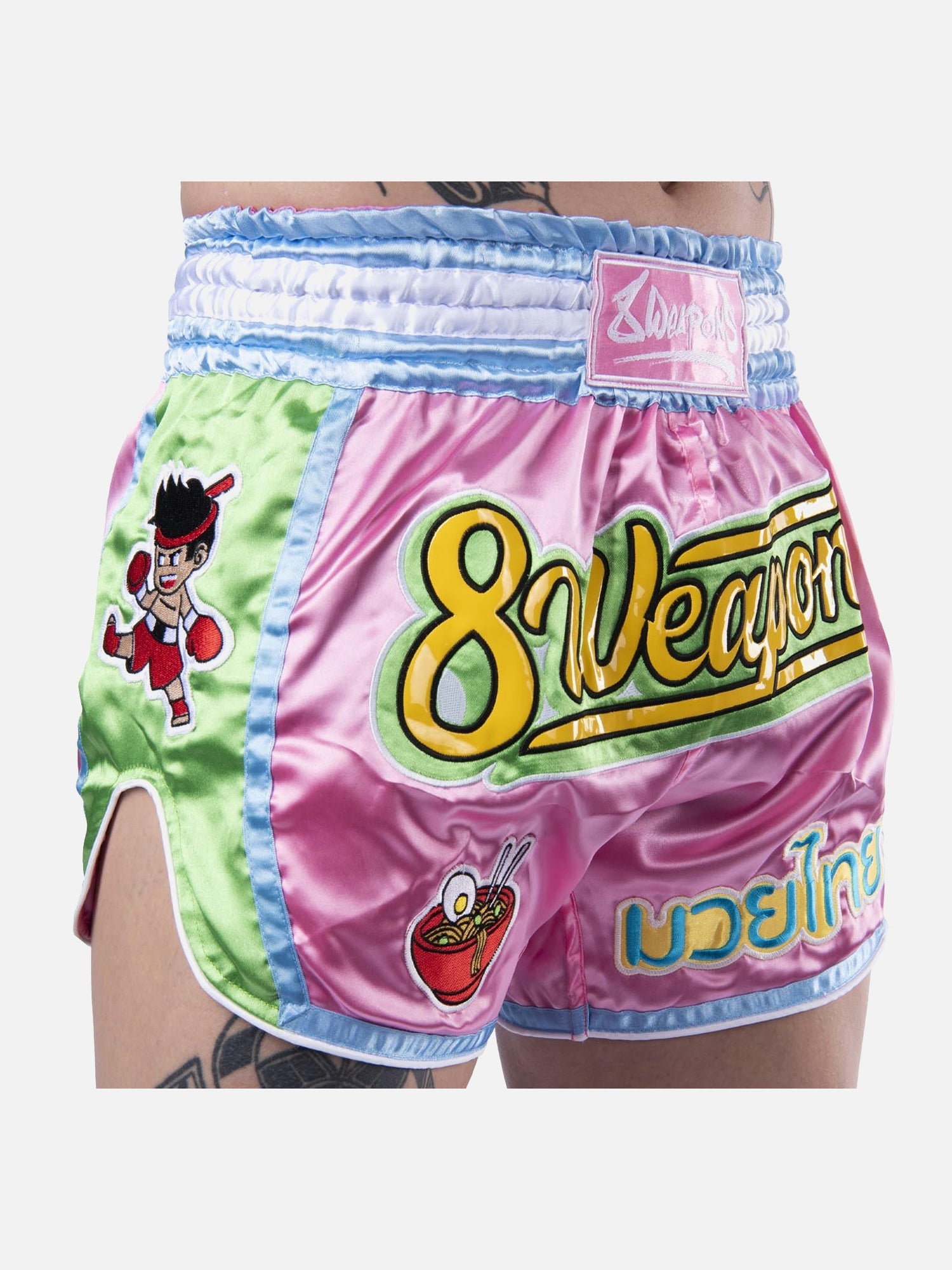 Calções de Muay Thai 8 WEAPONS Yummy – Cor-de-rosa