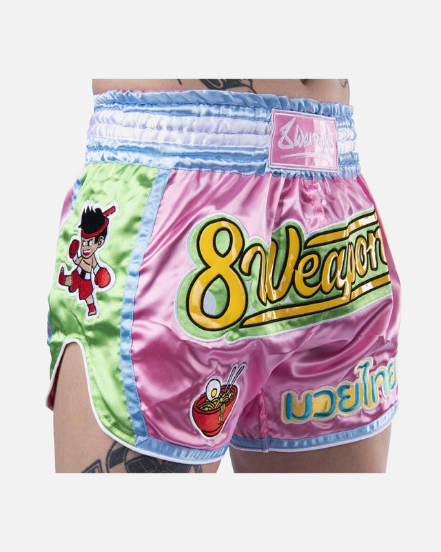 Calções de Muay Thai 8 WEAPONS Yummy – Cor-de-rosa