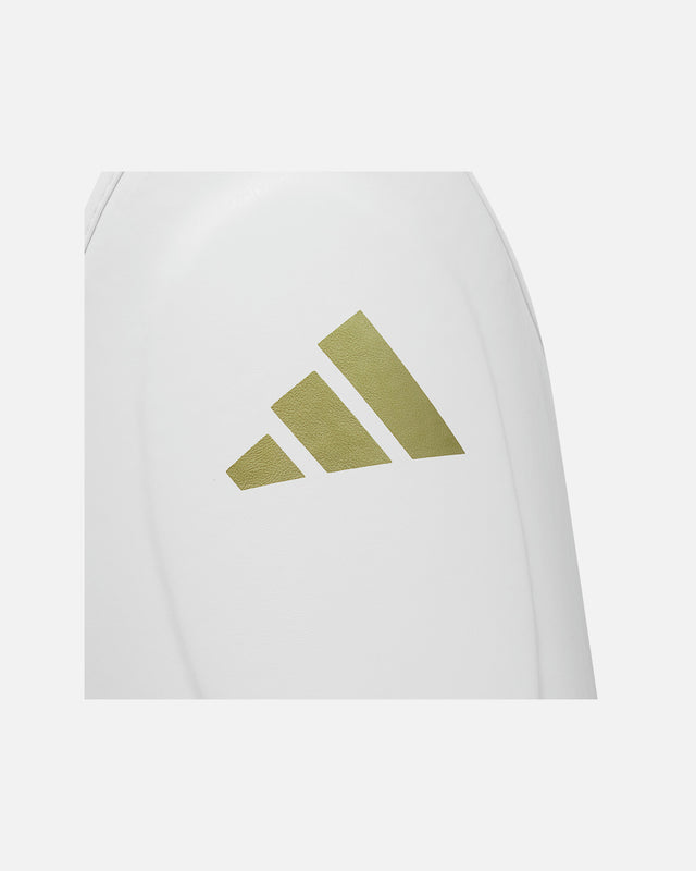 Paratibie Adidas Speed Thai Shin-n-Step – Bianco/Oro
